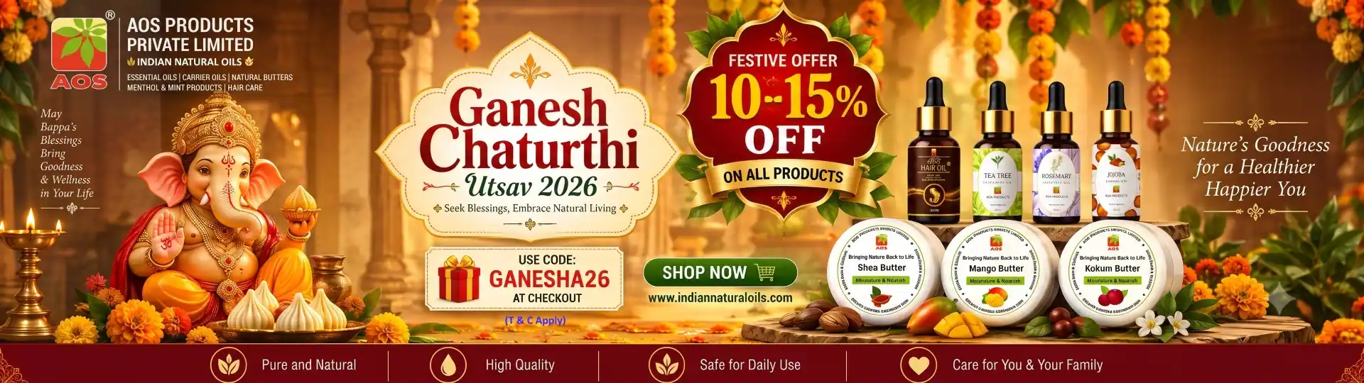 Ganesh Utsav 2026 Sale is Live Ganesh Utsav 2026 Sale is Live