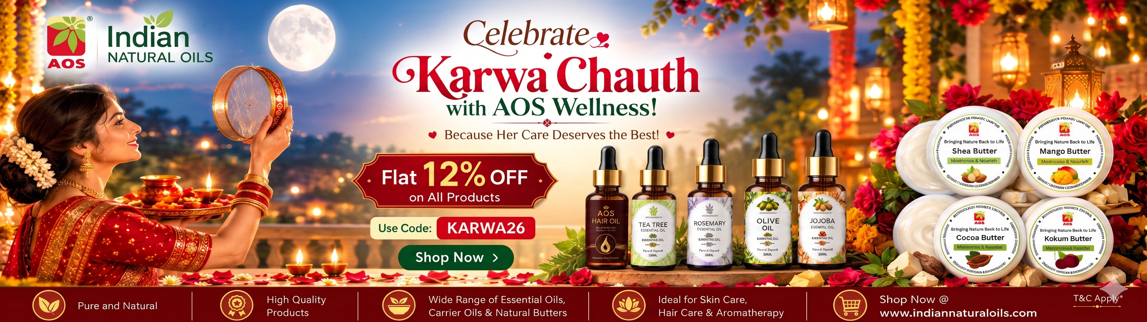 Celebrate Karwa Chauth with AOS Wellness