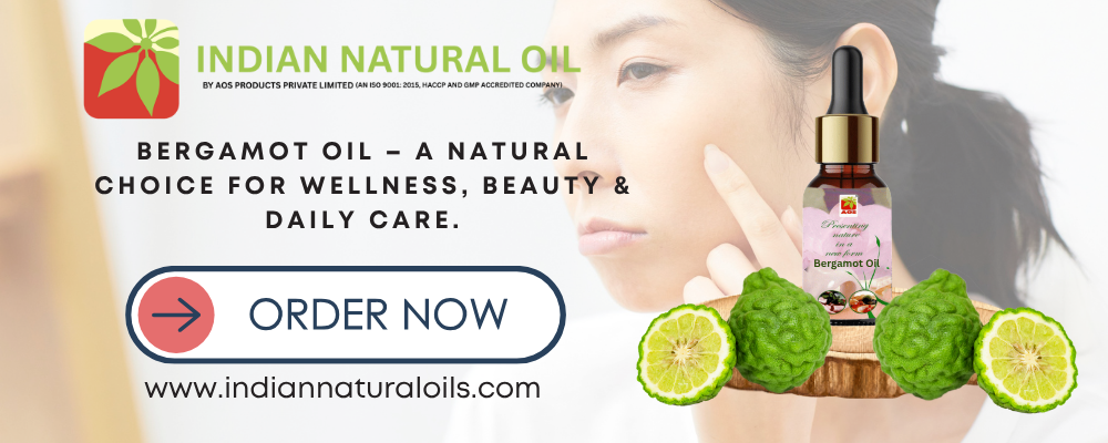 Natural Bergamot Oil for Skin, Hair & Mind
