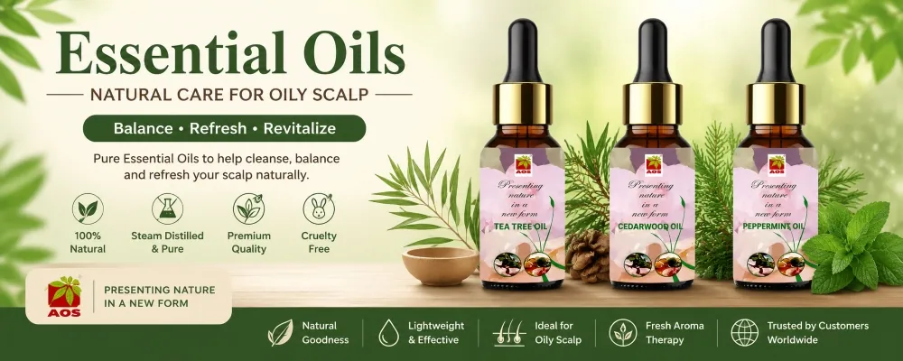 Essential Oils for Oily Scalp